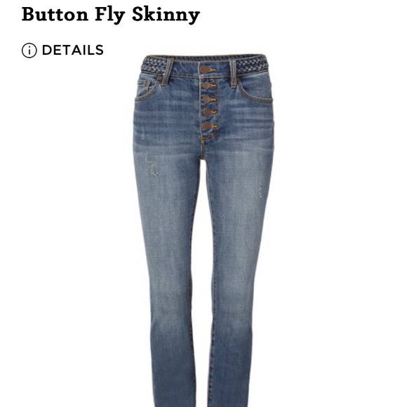 CAbi Button Fly Skinny - size 6 - Picture 1 of 7